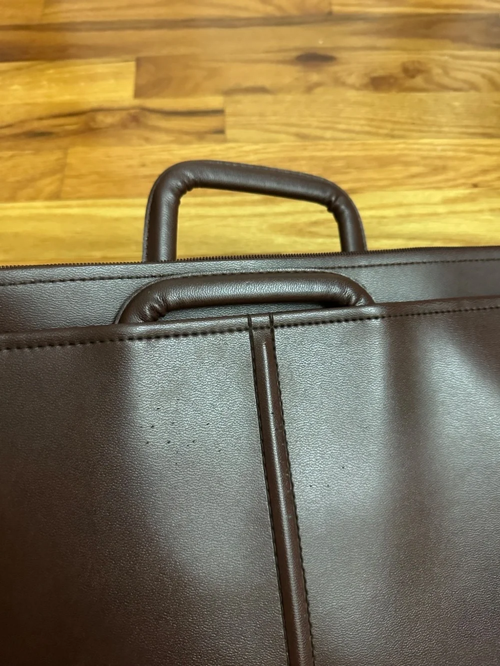 Vinted brown briefcase,